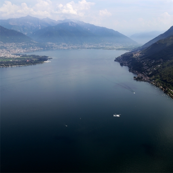 Volo panoramico sul Lago Maggiore